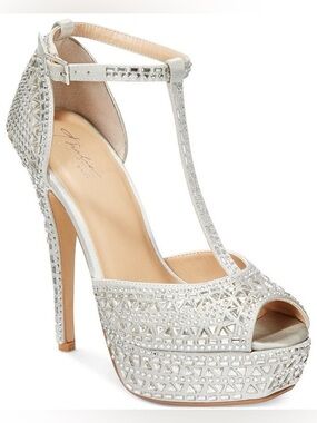 Embellished Platform Pumps